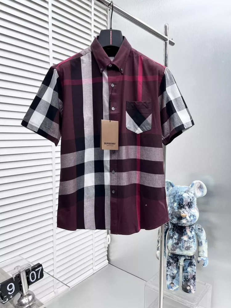 Burberry Shirts Short Sleeved For Men UrbanStyle 7856