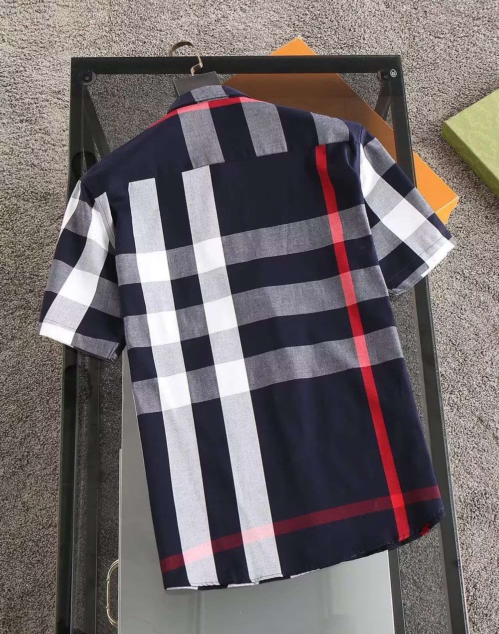 Burberry Shirts Short Sleeved For Men Vibrant 6527