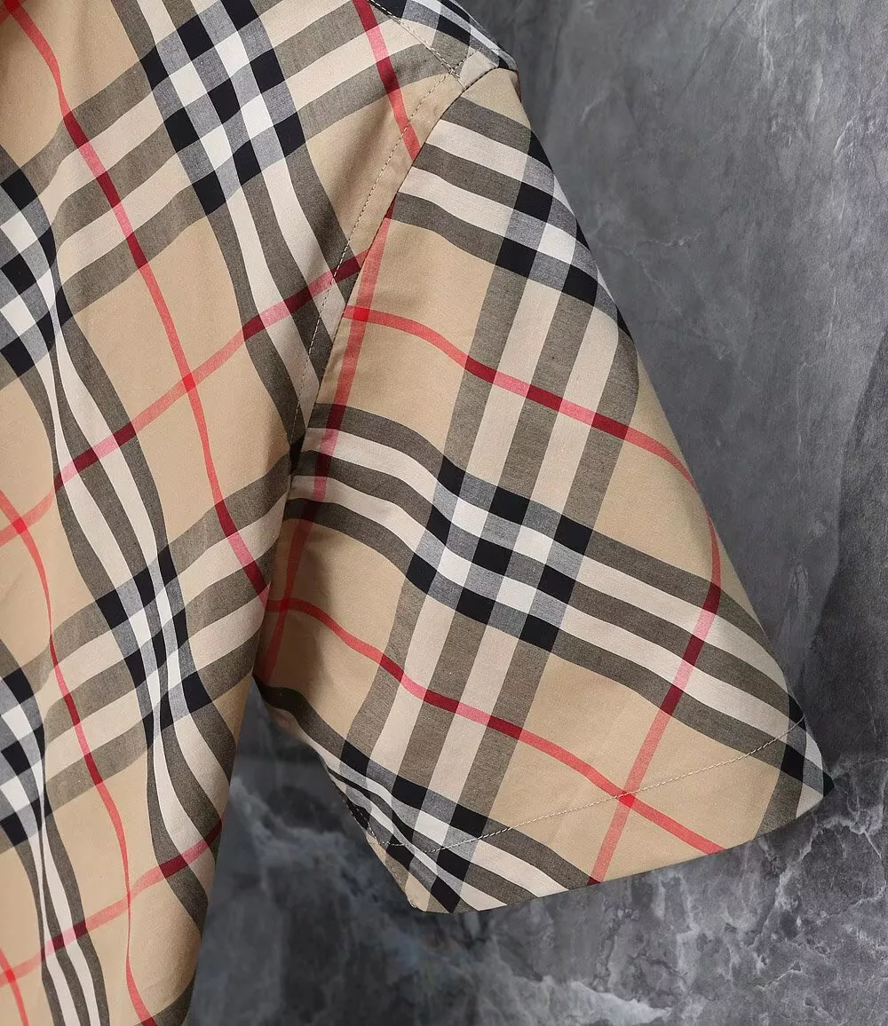 Burberry Shirts Short Sleeved For Men WellDesigned 5406