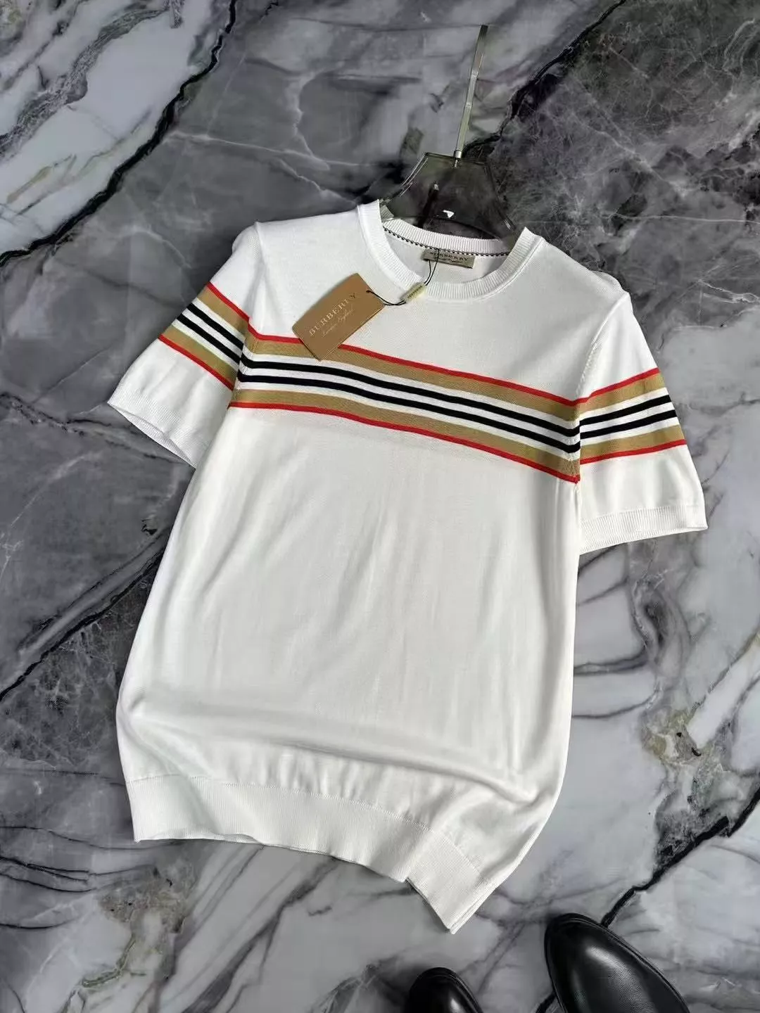 Burberry T-Shirts Short Sleeved For Men GoodFit 300