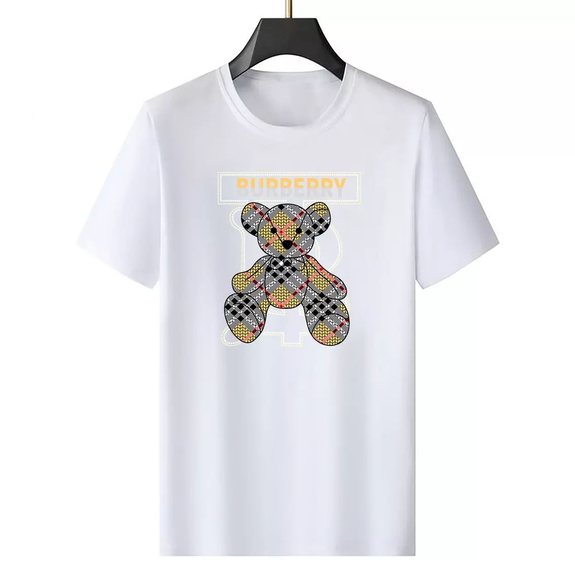 Burberry T-Shirts Short Sleeved For Men Sleek 3466