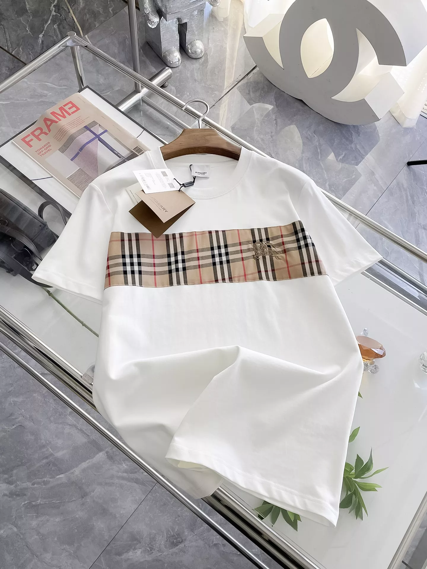 Burberry T-Shirts Short Sleeved For Men Trendy 8964