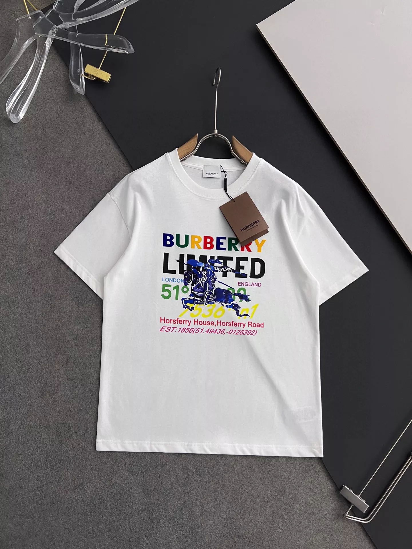 Burberry T-Shirts Short Sleeved For Men Versatile 6616