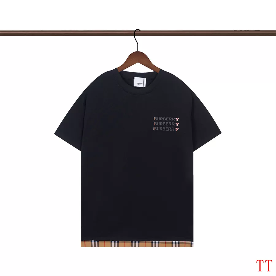 Burberry T-Shirts Short Sleeved For Unisex Breathable 1597