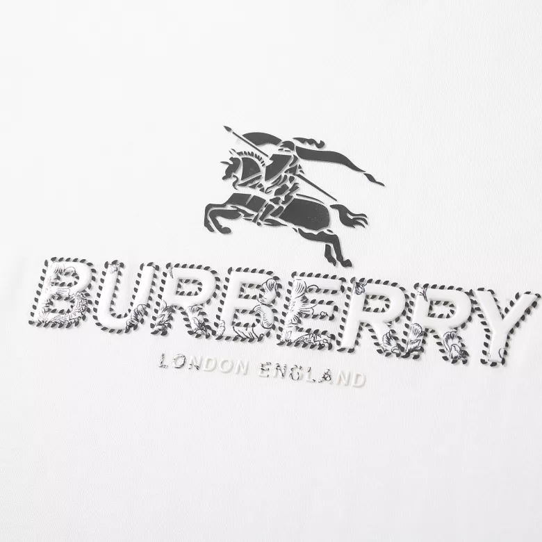 Burberry T-Shirts Short Sleeved For Unisex Breathable 4797