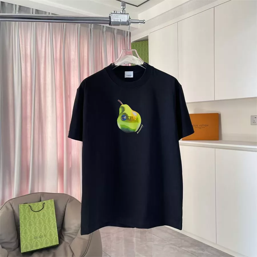 Burberry T-Shirts Short Sleeved For Unisex Compact 7278