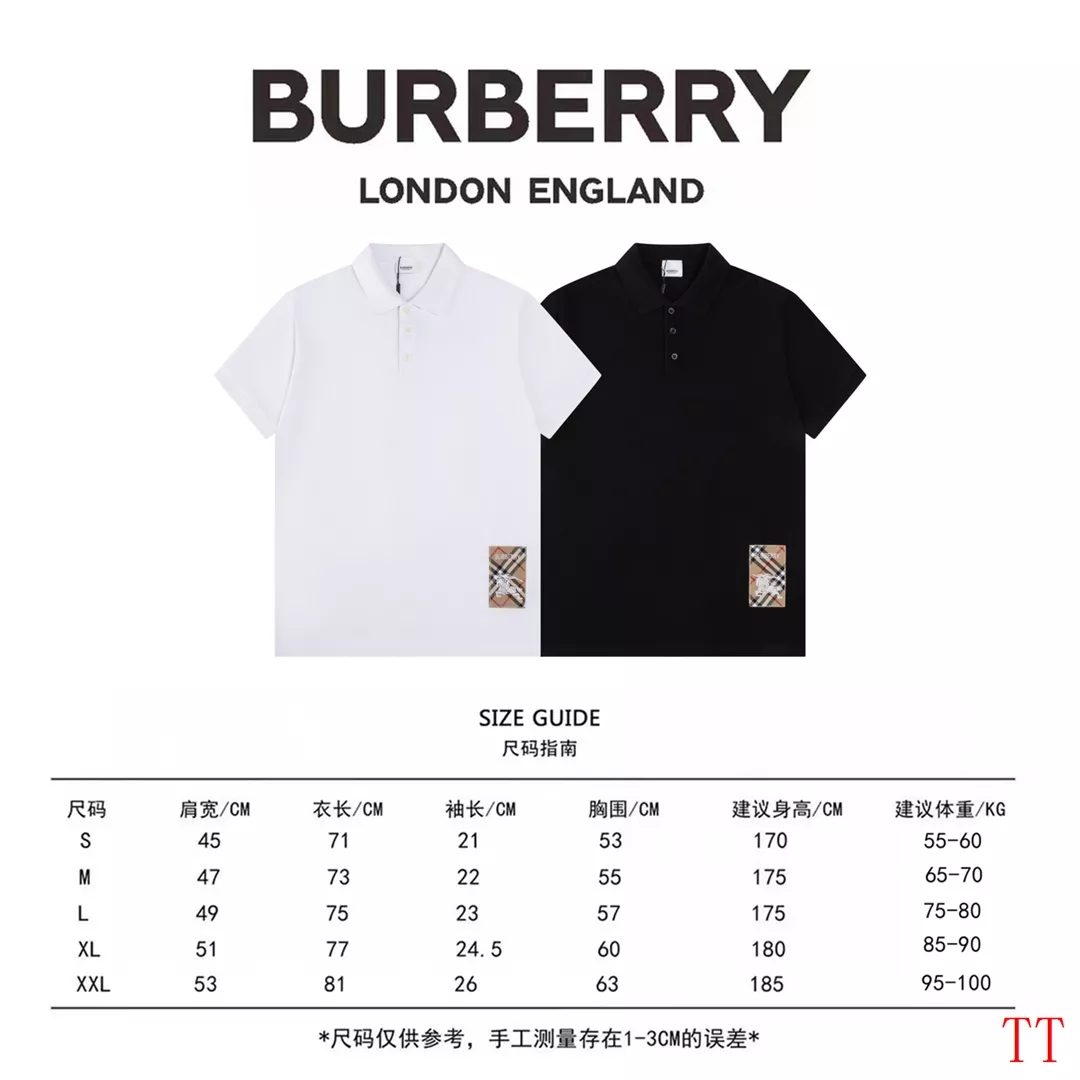Burberry T-Shirts Short Sleeved For Unisex Durable 8834