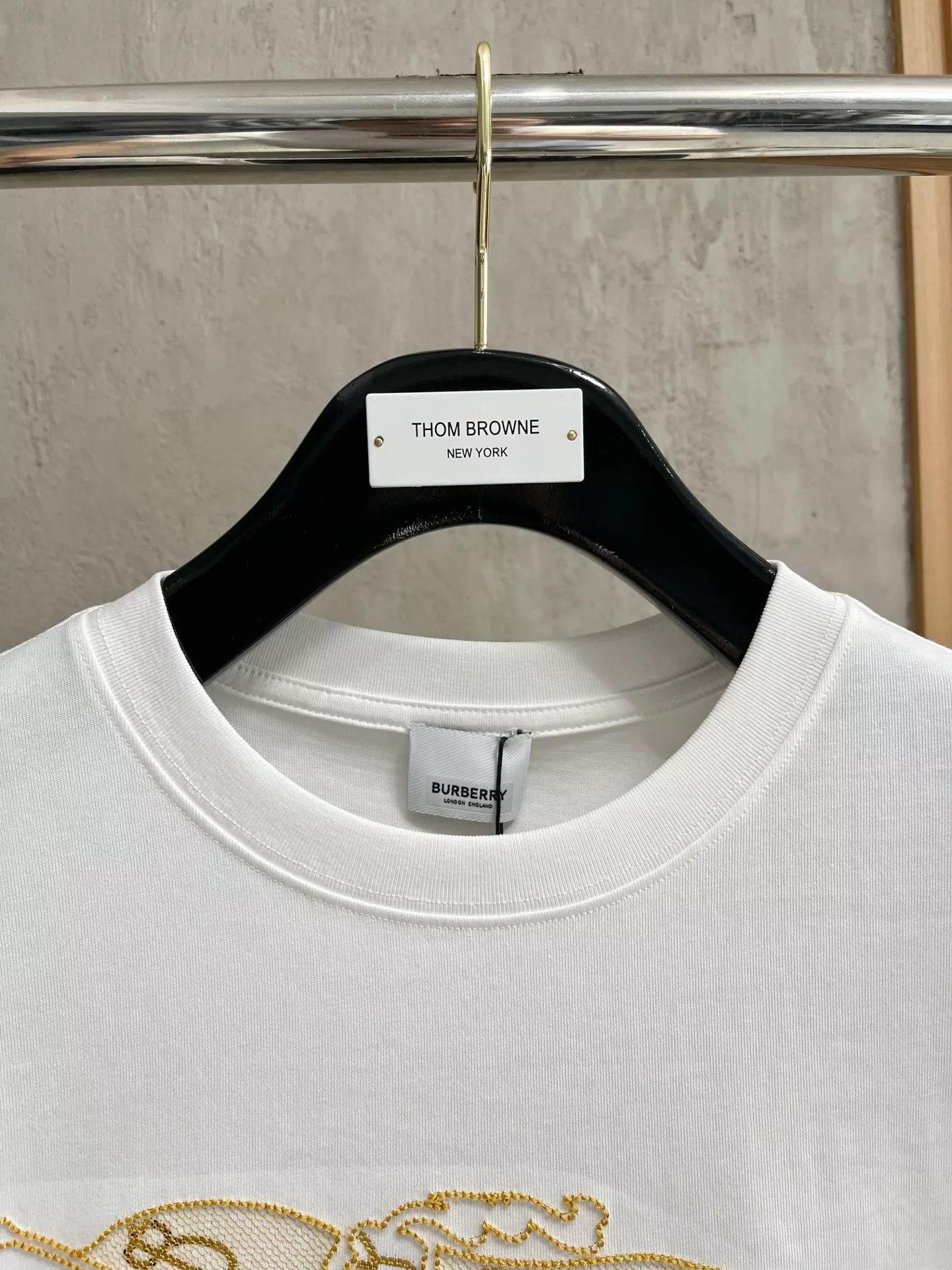 Burberry T-Shirts Short Sleeved For Unisex Functional 2966