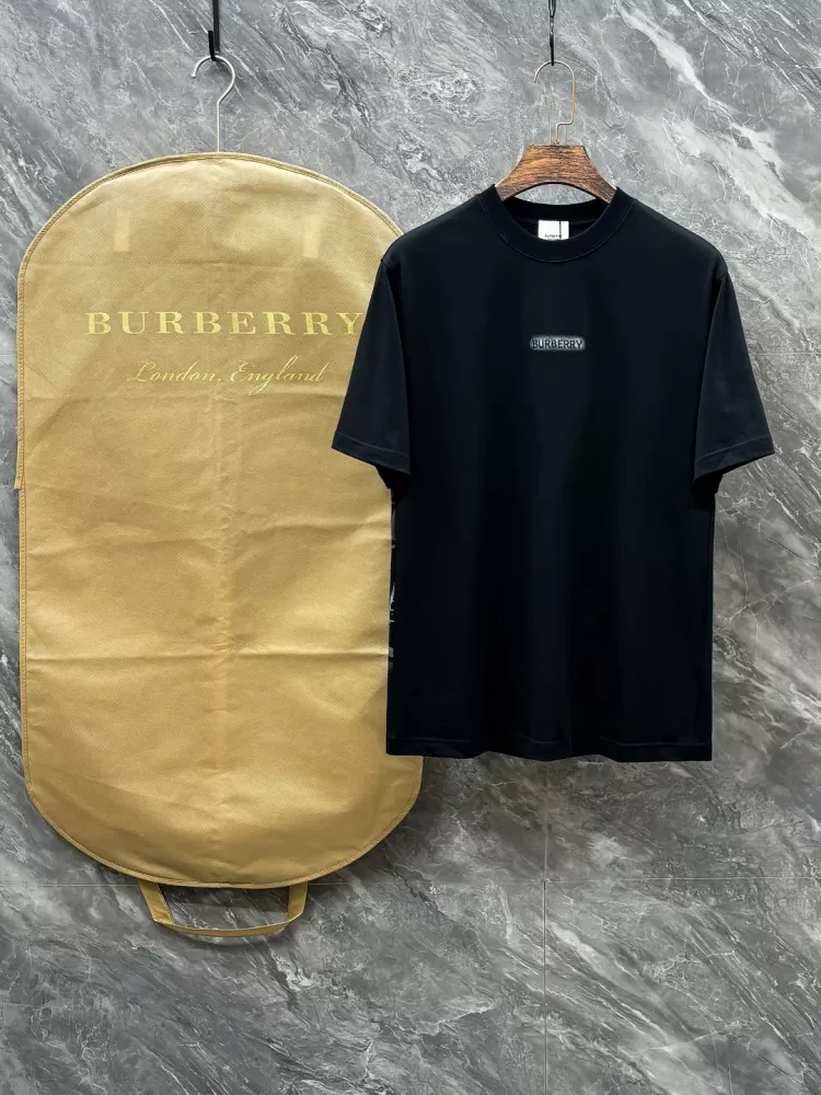Burberry T-Shirts Short Sleeved For Unisex Lightweight 2484