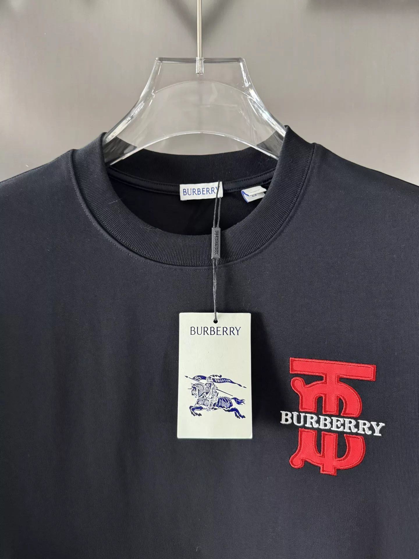 Burberry T-Shirts Short Sleeved For Unisex Minimalist 4762