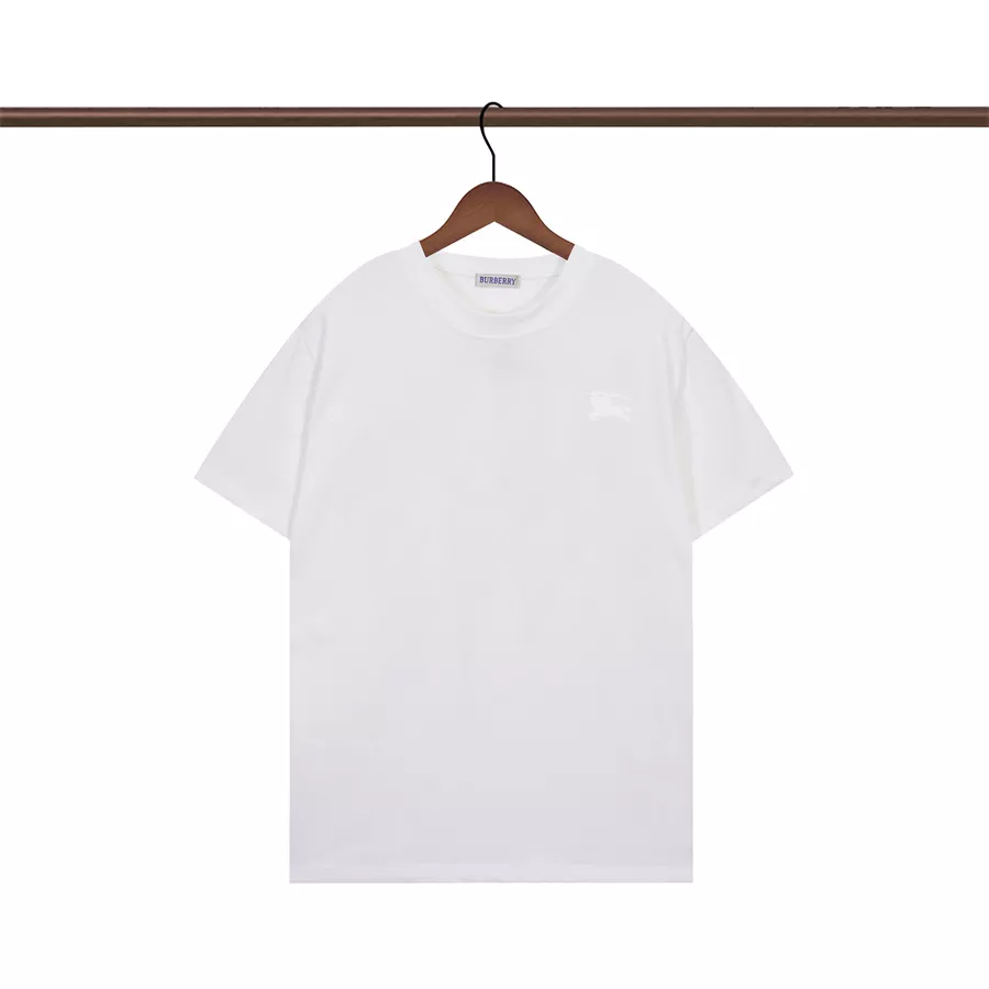 Burberry T-Shirts Short Sleeved For Unisex Minimalist 5137