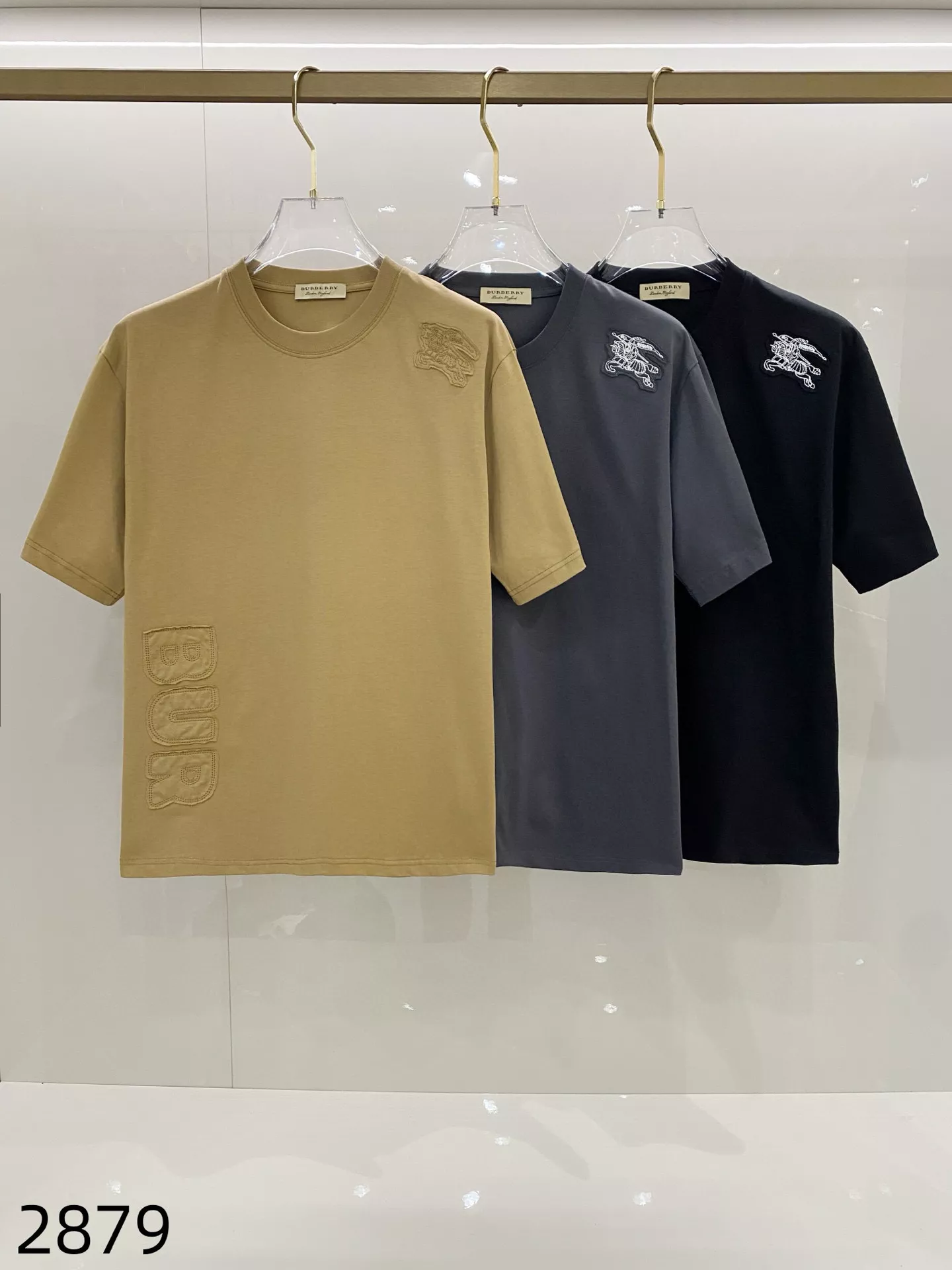 Burberry T-Shirts Short Sleeved For Unisex Stylish 713