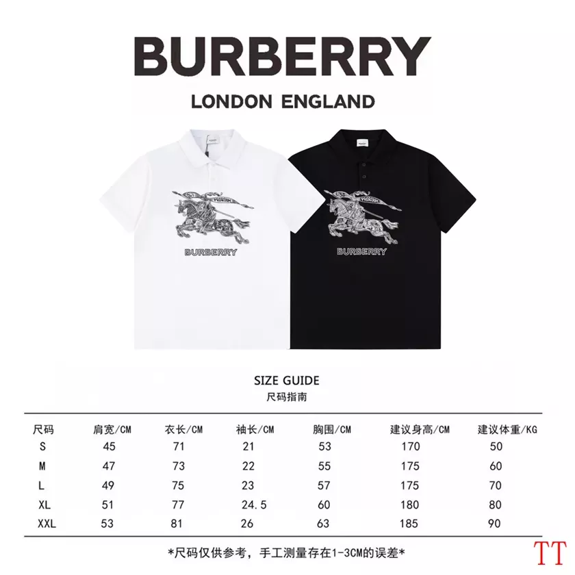 Burberry T-Shirts Short Sleeved For Unisex Timeless 4795