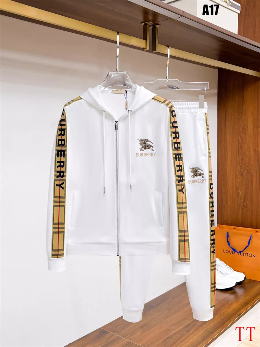 Burberry Tracksuits Long Sleeved For Men Lightweight 3851