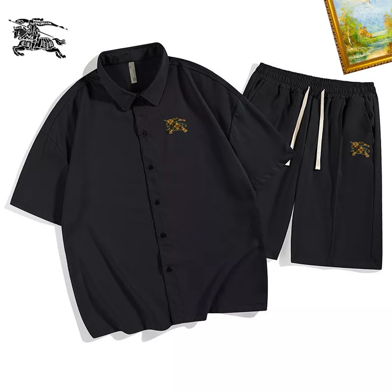 Burberry Tracksuits Short Sleeved For Men NewStyle 4436