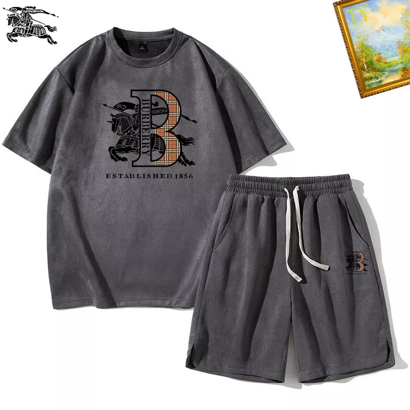 Burberry Tracksuits Short Sleeved For Men Timeless 2692
