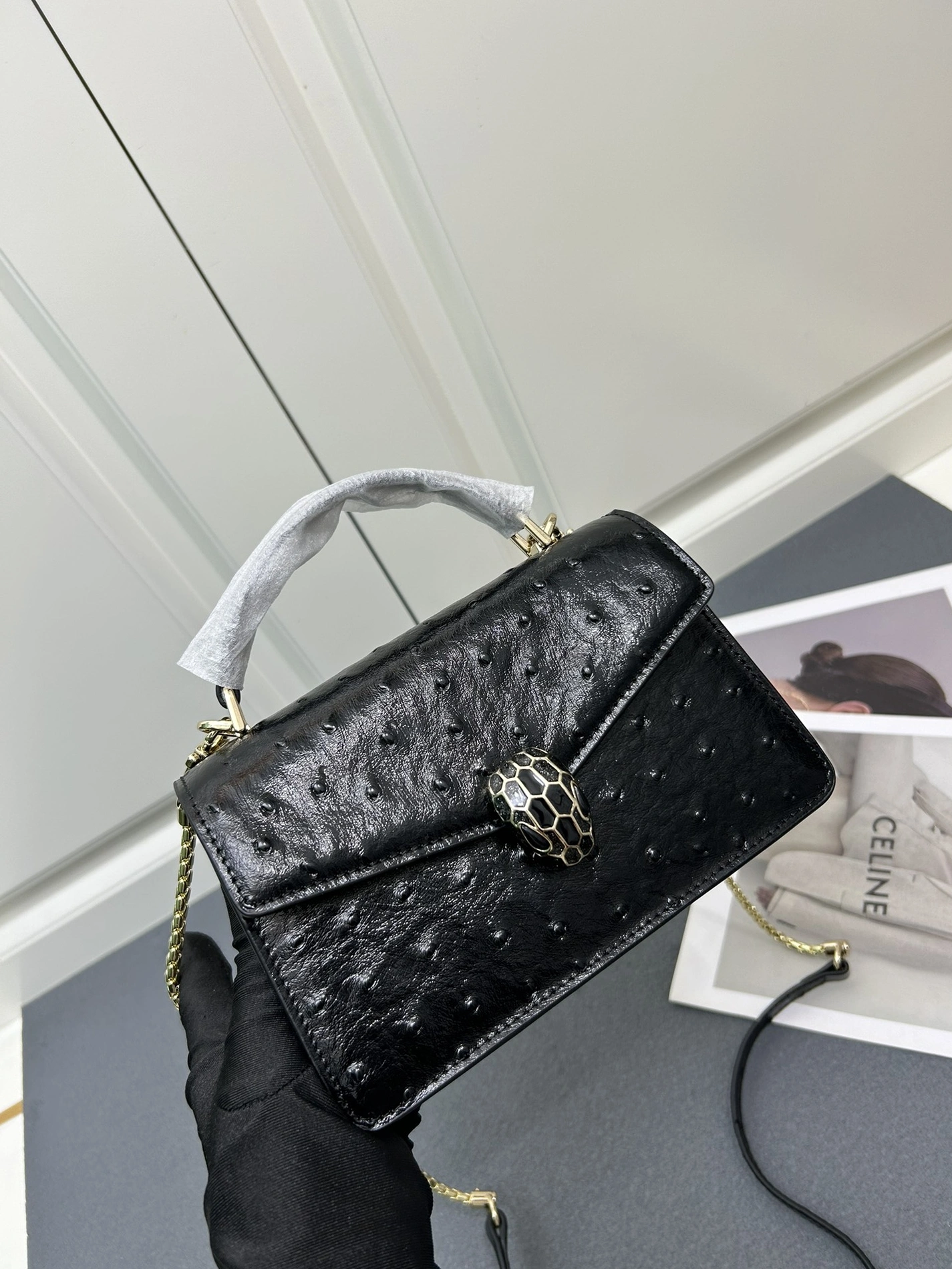 Bvlgari AAA Quality Messenger Bags For Women Comfortable 571