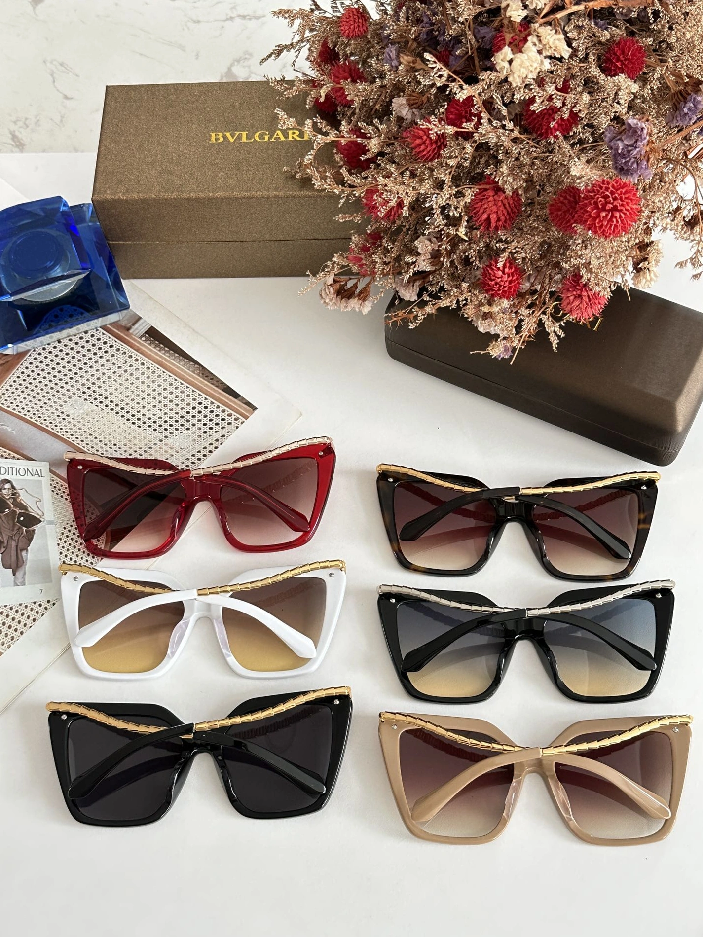 Bvlgari AAA Quality Sunglasses EyeCatching 2147