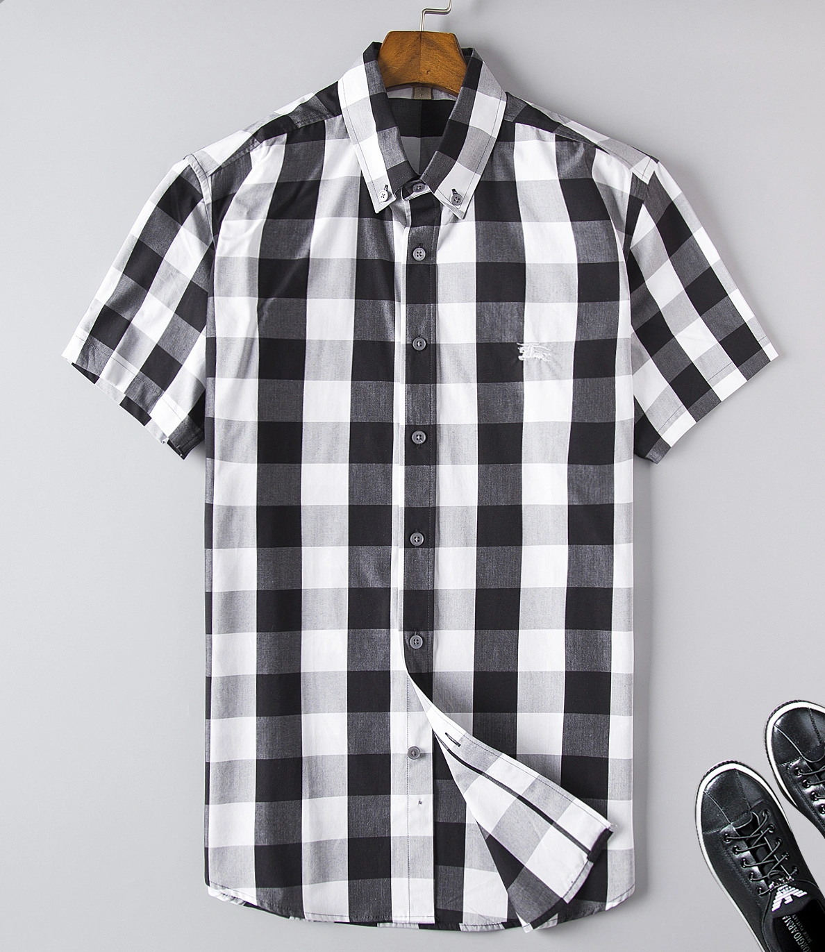 Byrberry Shirts Short Sleeved For Men Modern 8393