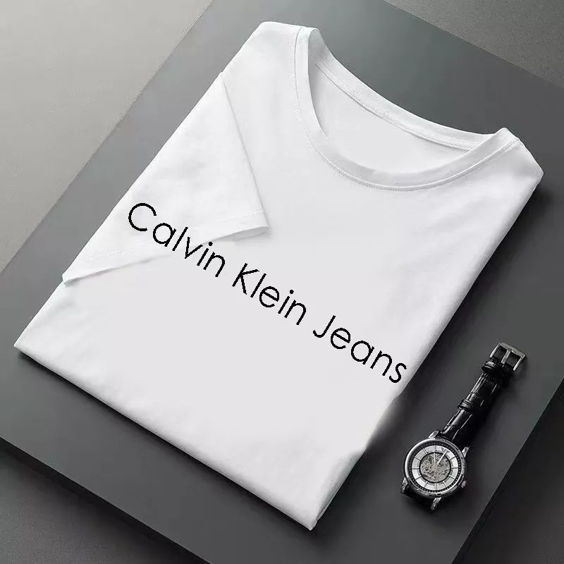 Calvin Klein CK T-Shirts Short Sleeved For Men Durable 8623