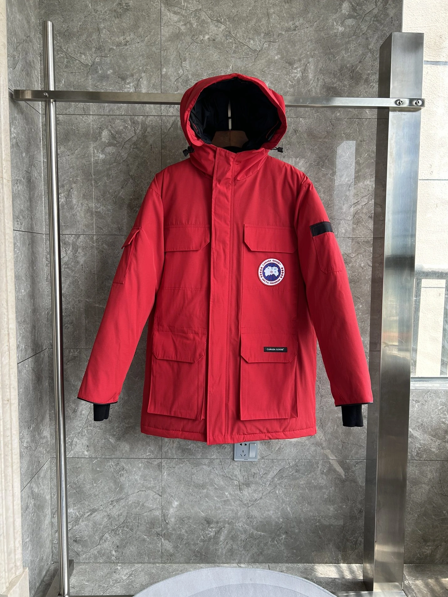 Canada Goose Down Feather Coat Long Sleeved For Men Breathable 974