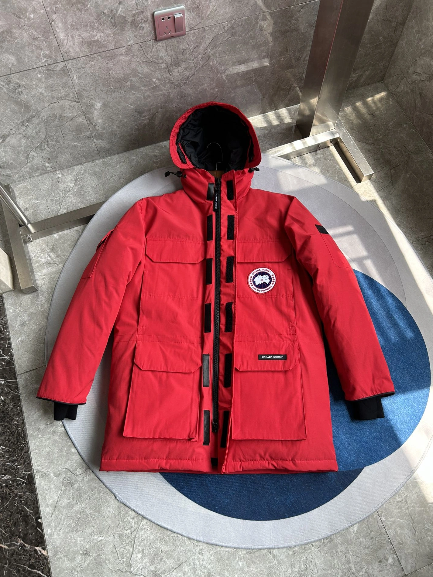 Canada Goose Down Feather Coat Long Sleeved For Men Breathable 974