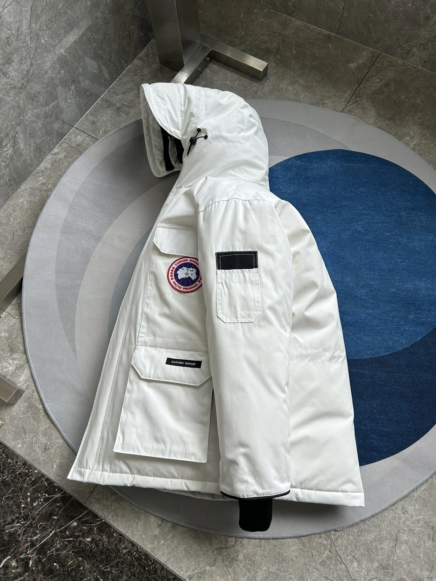 Canada Goose Down Feather Coat Long Sleeved For Men Comfortable 4458