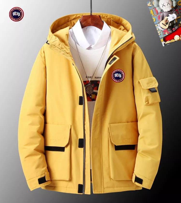 Canada Goose Down Feather Coat Long Sleeved For Men SportInspired 2646