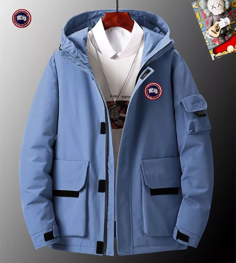 Canada Goose Down Feather Coat Long Sleeved For Men Trendsetting 3621