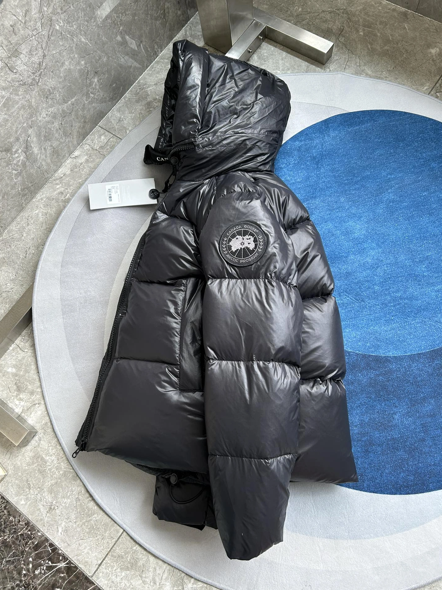 Canada Goose Down Feather Coat Long Sleeved For Unisex EasyMatch 9326