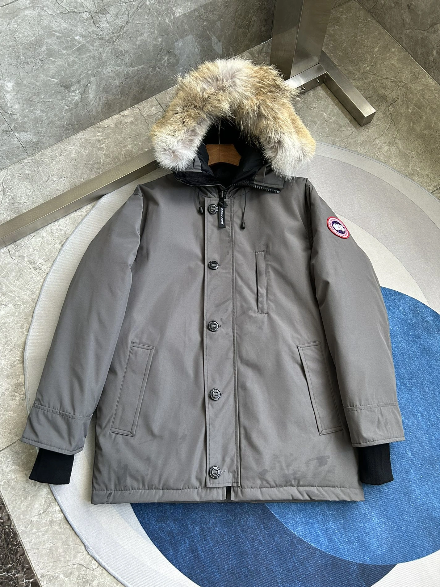 Canada Goose Down Feather Coat Long Sleeved For Unisex Resilient 2371