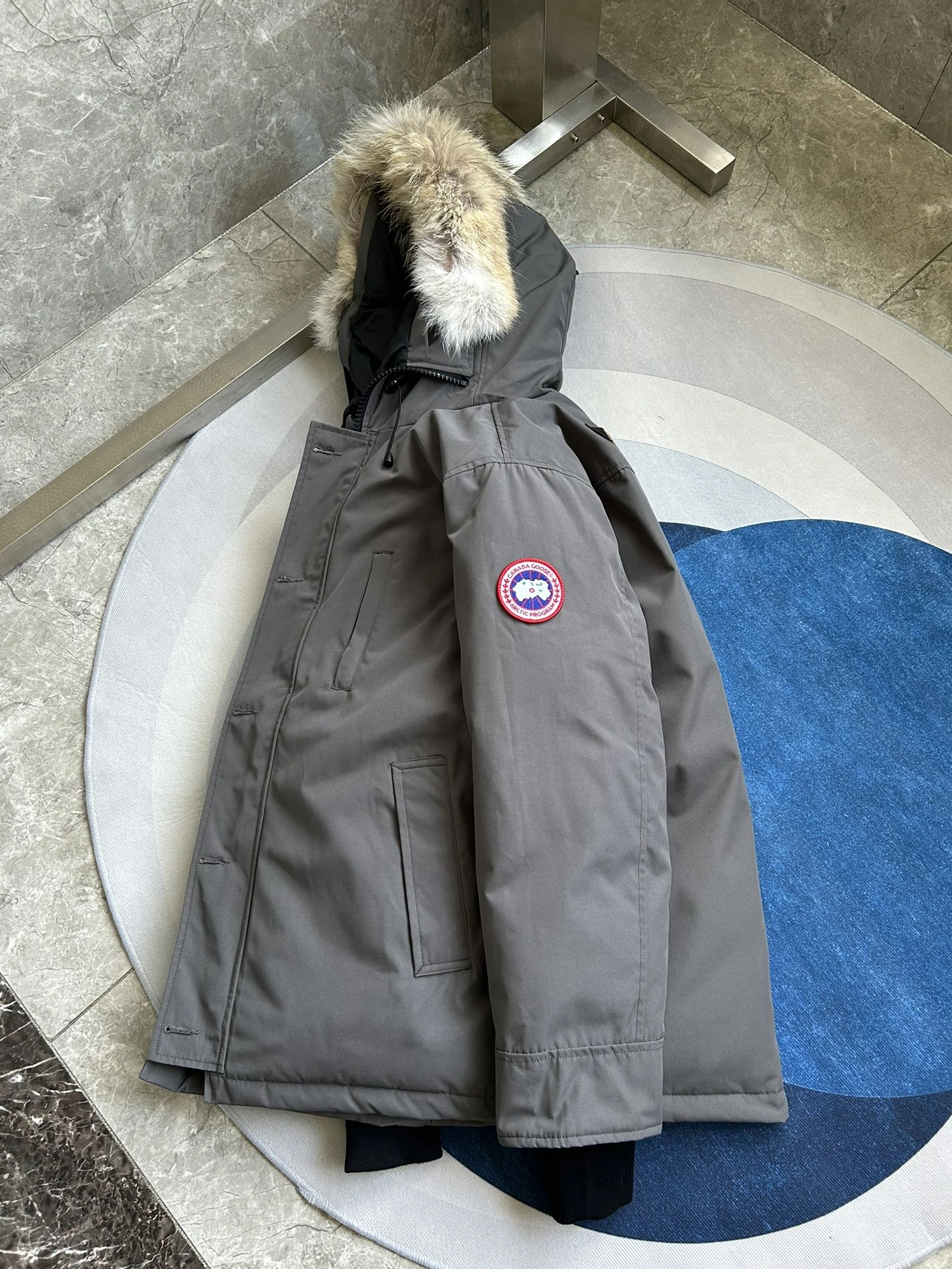 Canada Goose Down Feather Coat Long Sleeved For Unisex Resilient 2371