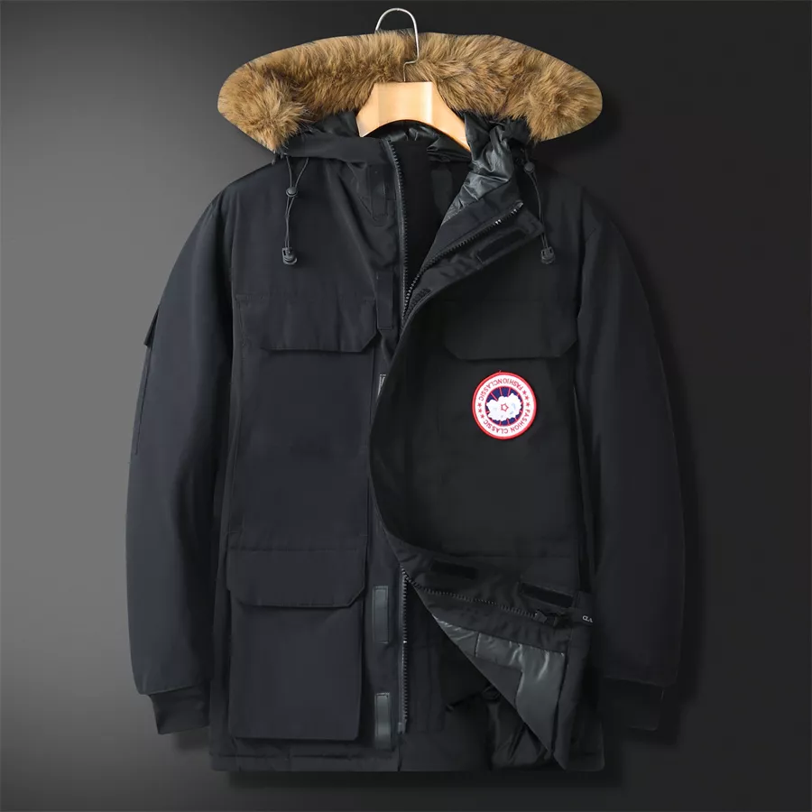 Canada Goose Down Feather Coat Long Sleeved For Unisex Soft 8534