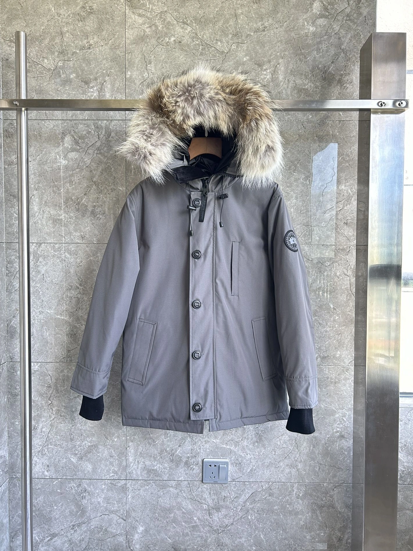 Canada Goose Down Feather Coat Long Sleeved For Unisex StreetReady 8157