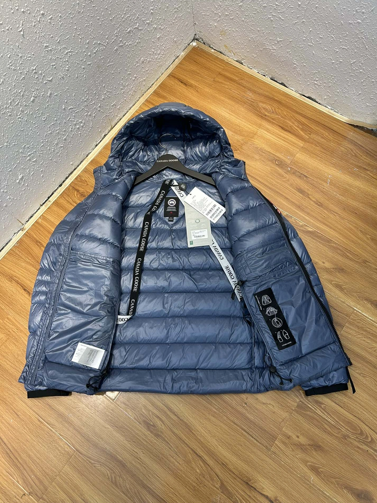 Canada Goose Down Feather Coat Long Sleeved For Unisex Trendy 6636