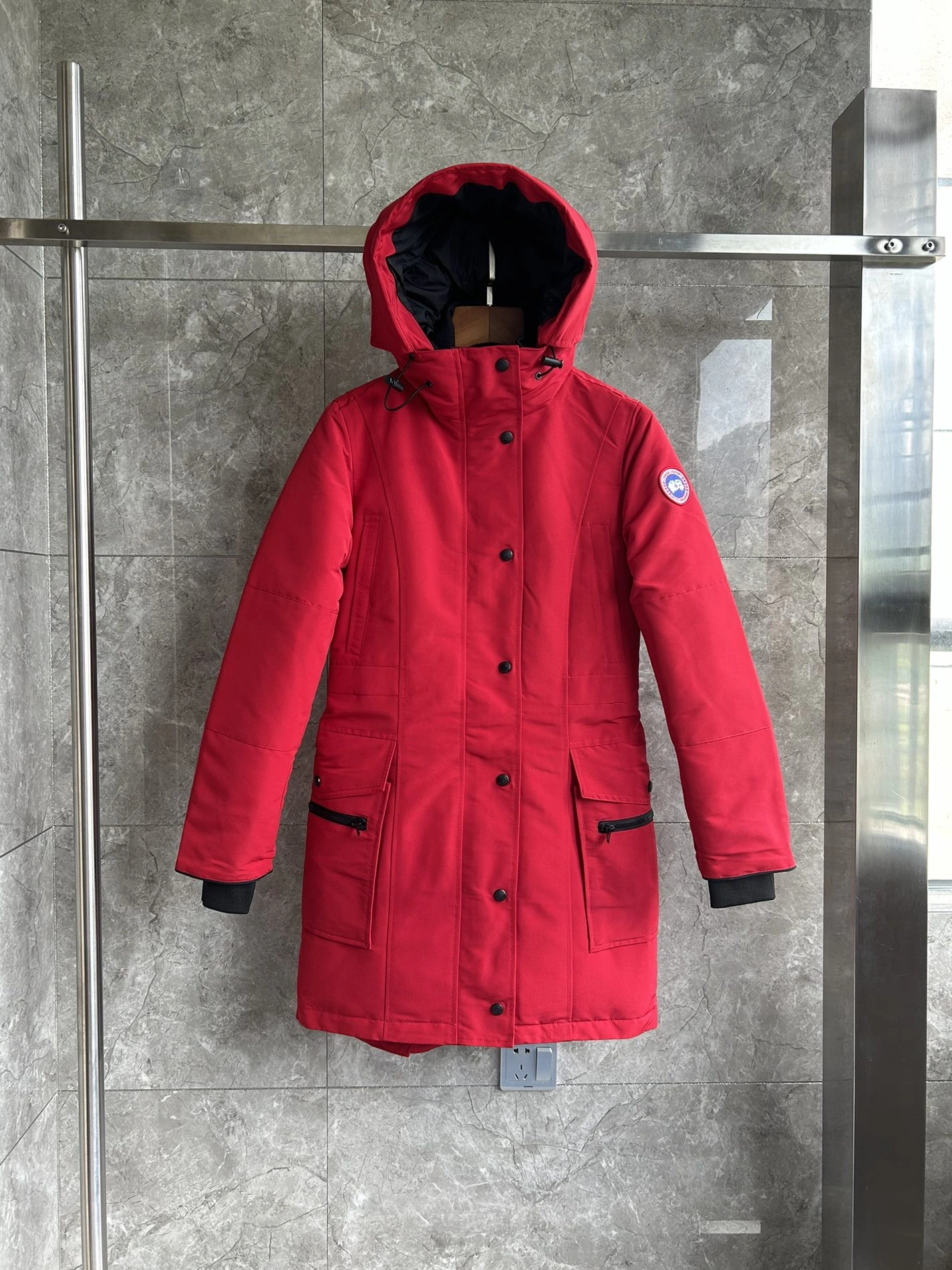 Canada Goose Down Feather Coat Long Sleeved For Women Affordable 7354