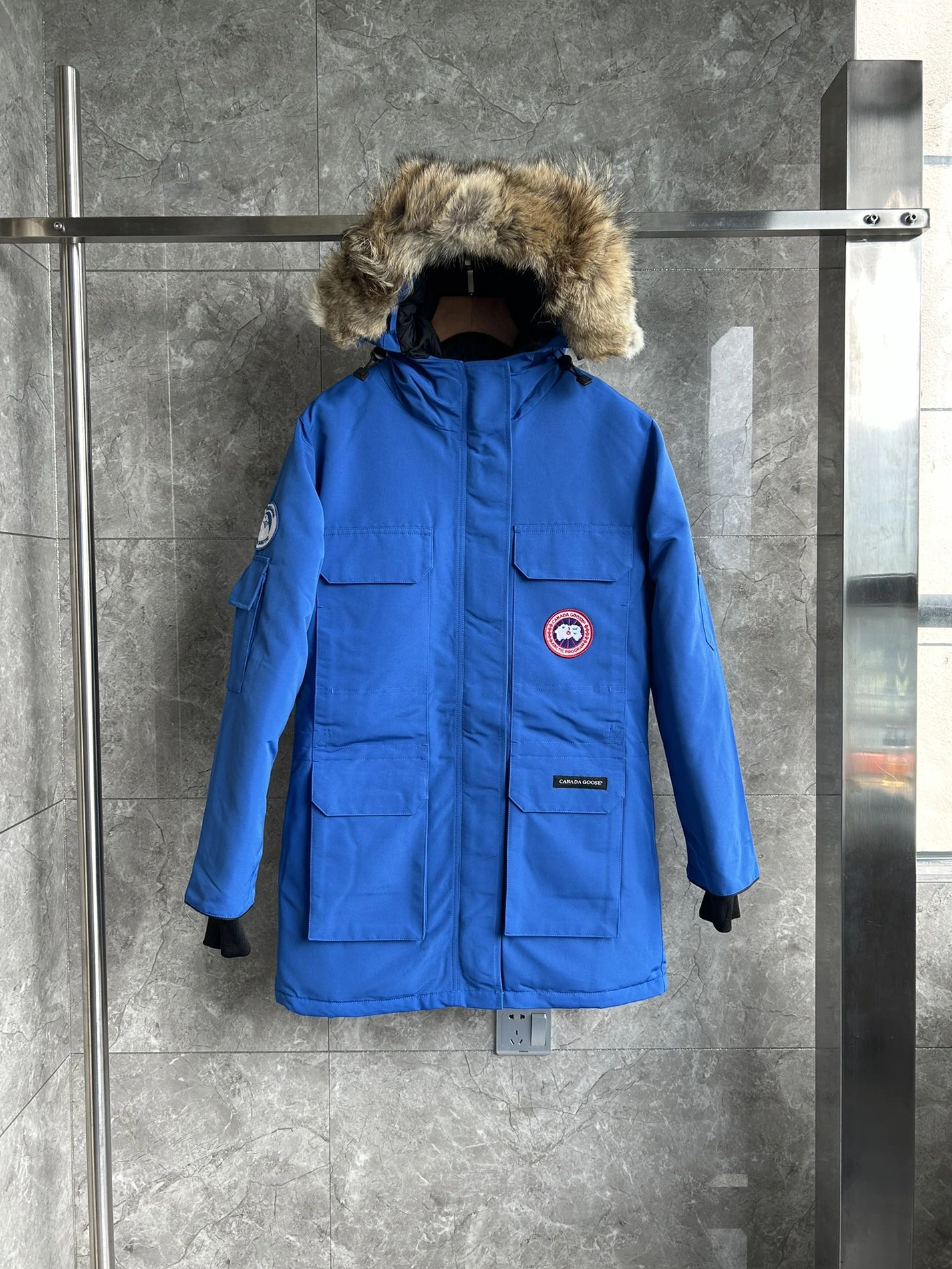 Canada Goose Down Feather Coat Long Sleeved For Women Durable 6055