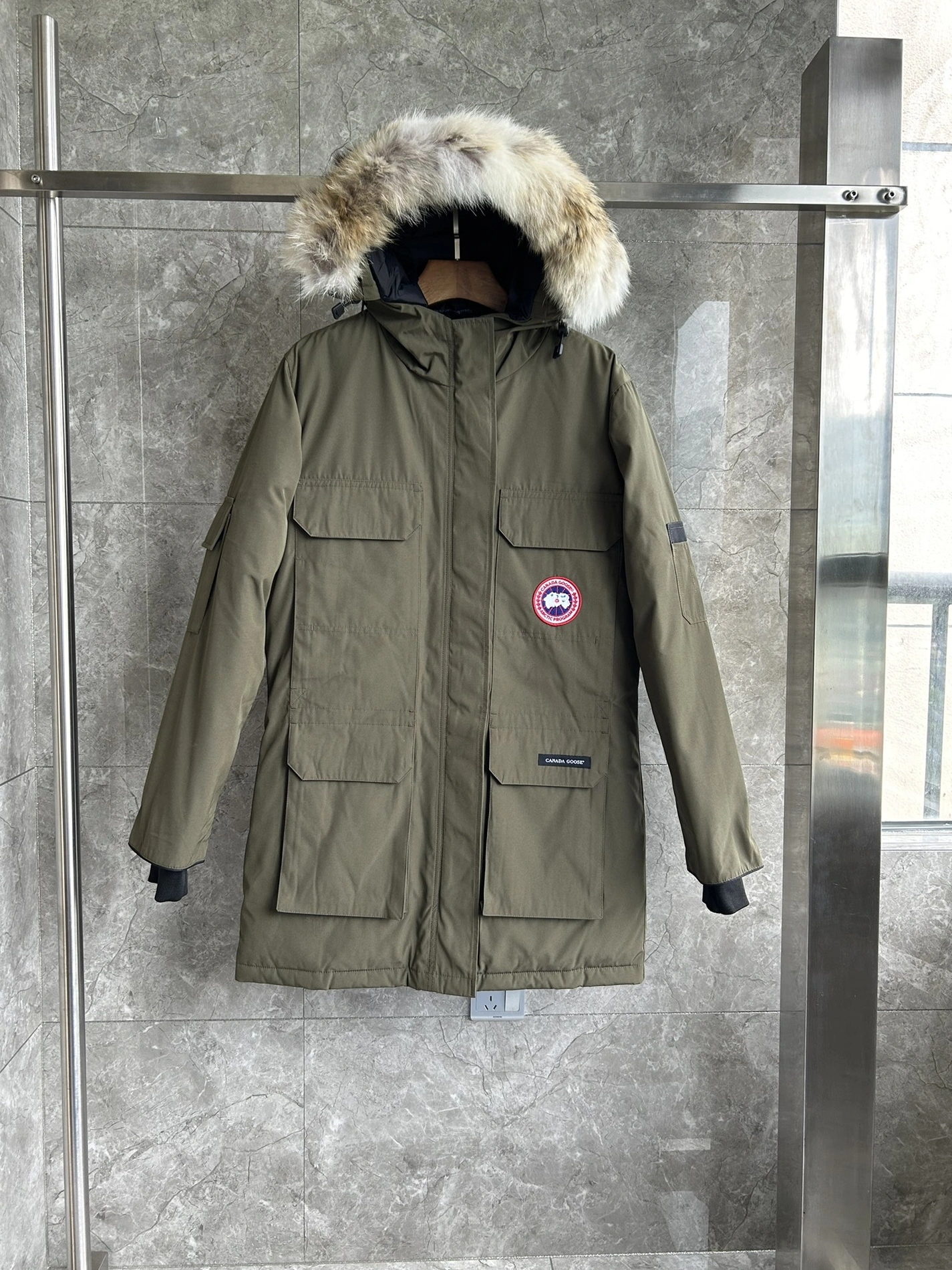 Canada Goose Down Feather Coat Long Sleeved For Women Efficient 3676