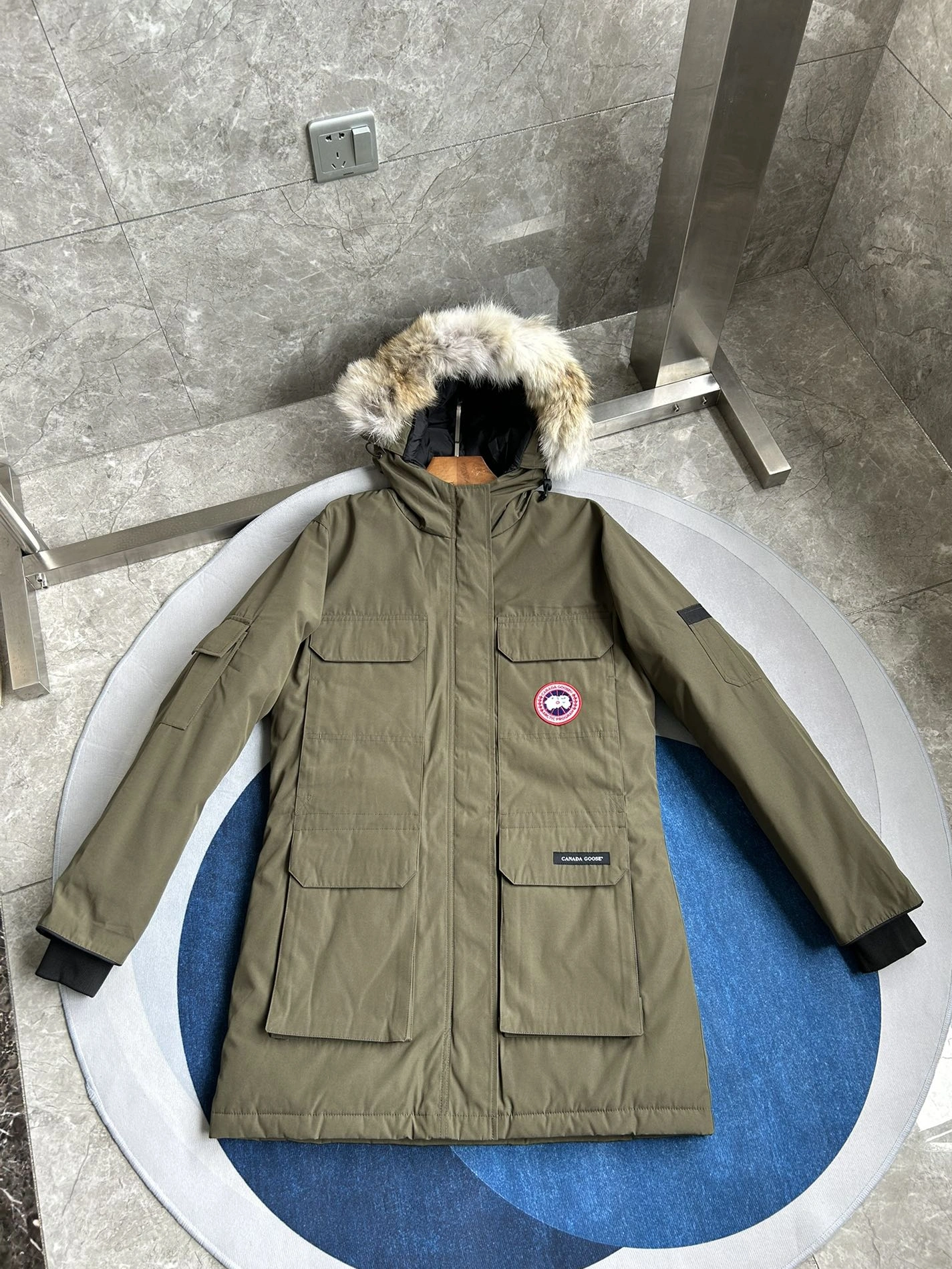 Canada Goose Down Feather Coat Long Sleeved For Women Efficient 3676