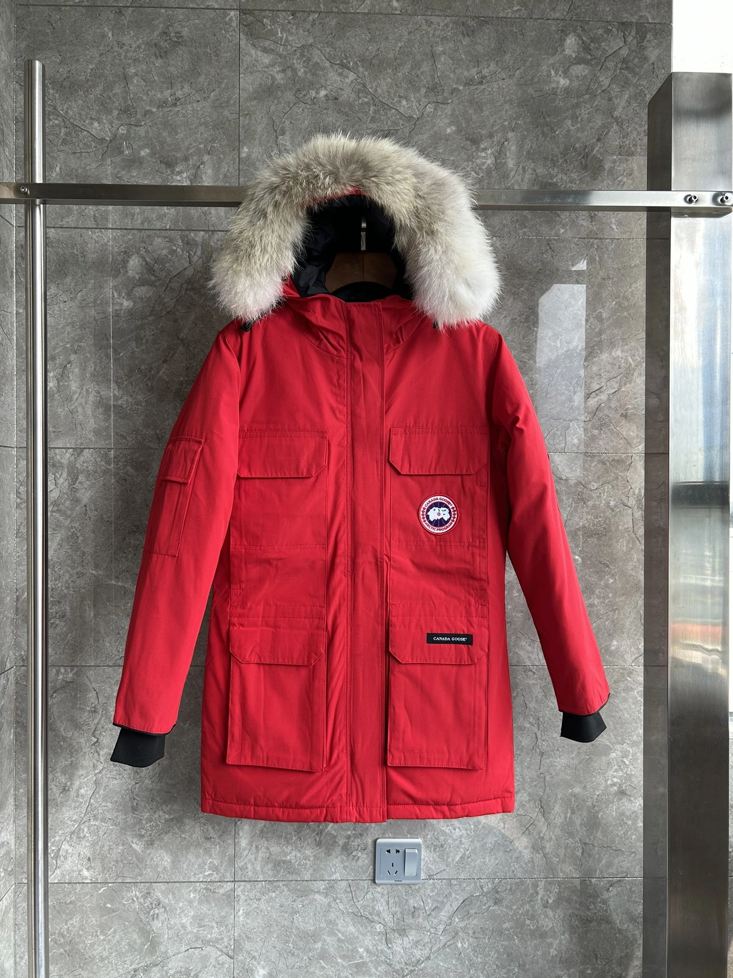 Canada Goose Down Feather Coat Long Sleeved For Women Functional 6129