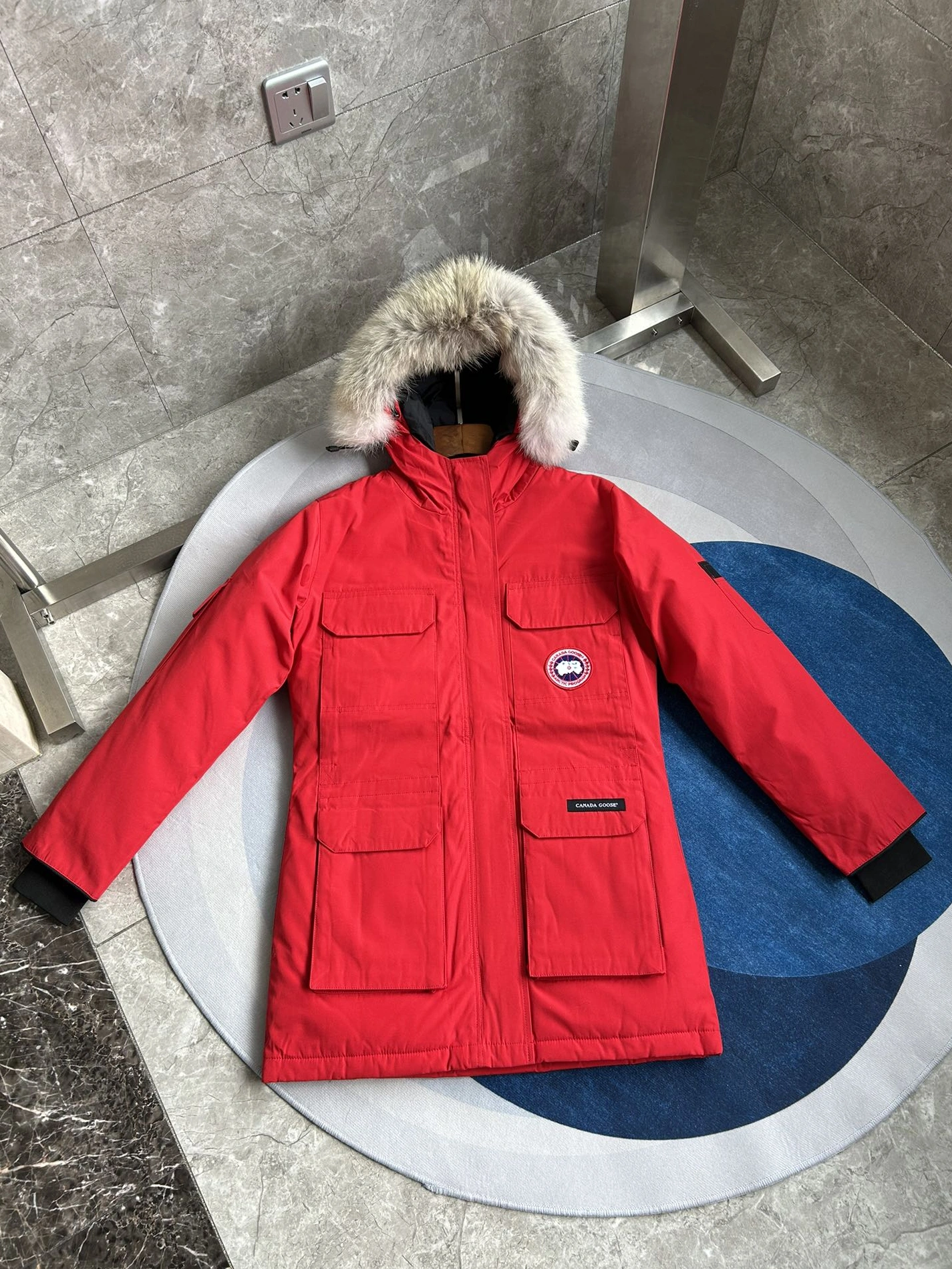 Canada Goose Down Feather Coat Long Sleeved For Women Functional 6129