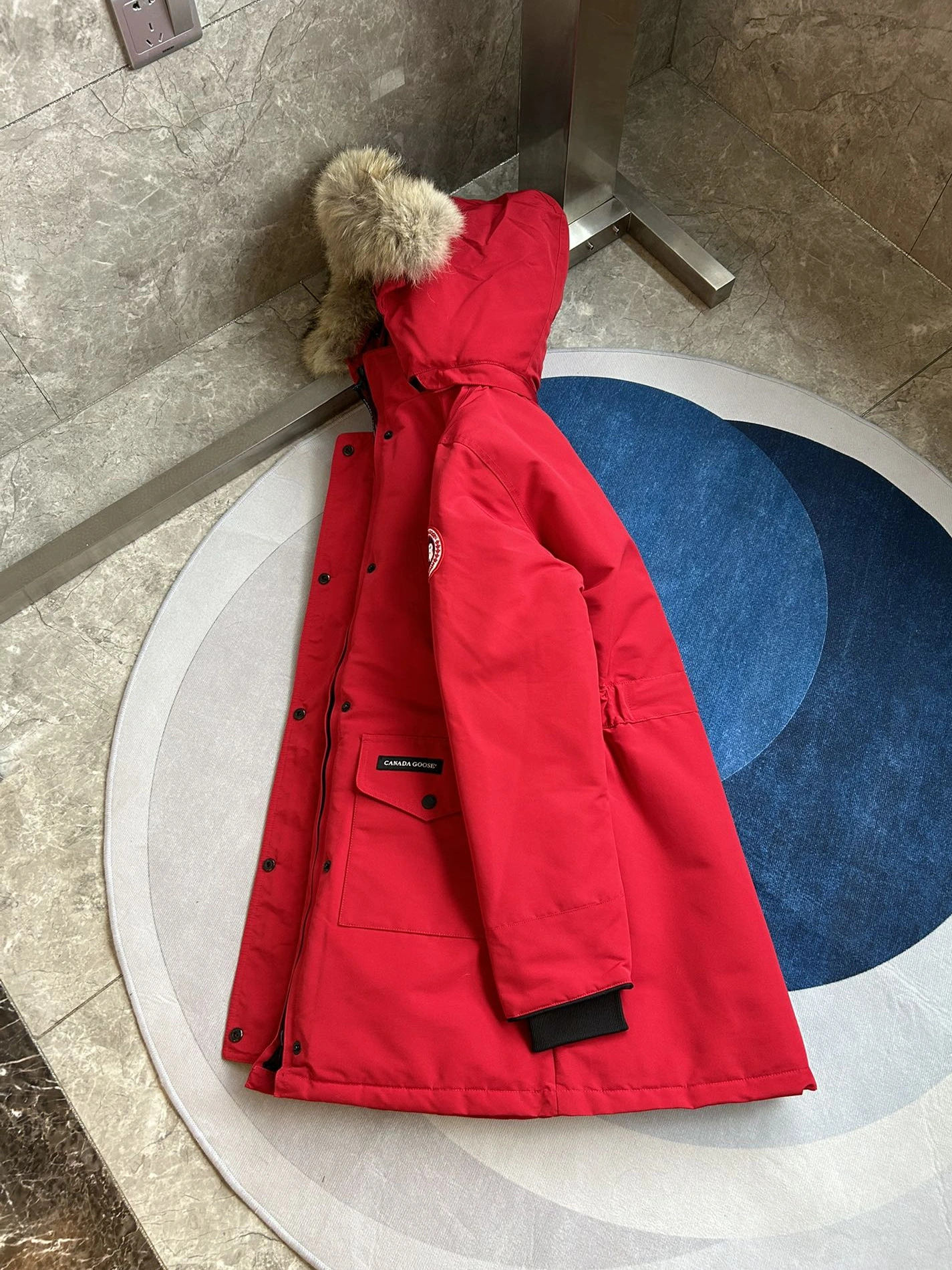 Canada Goose Down Feather Coat Long Sleeved For Women Practical 301
