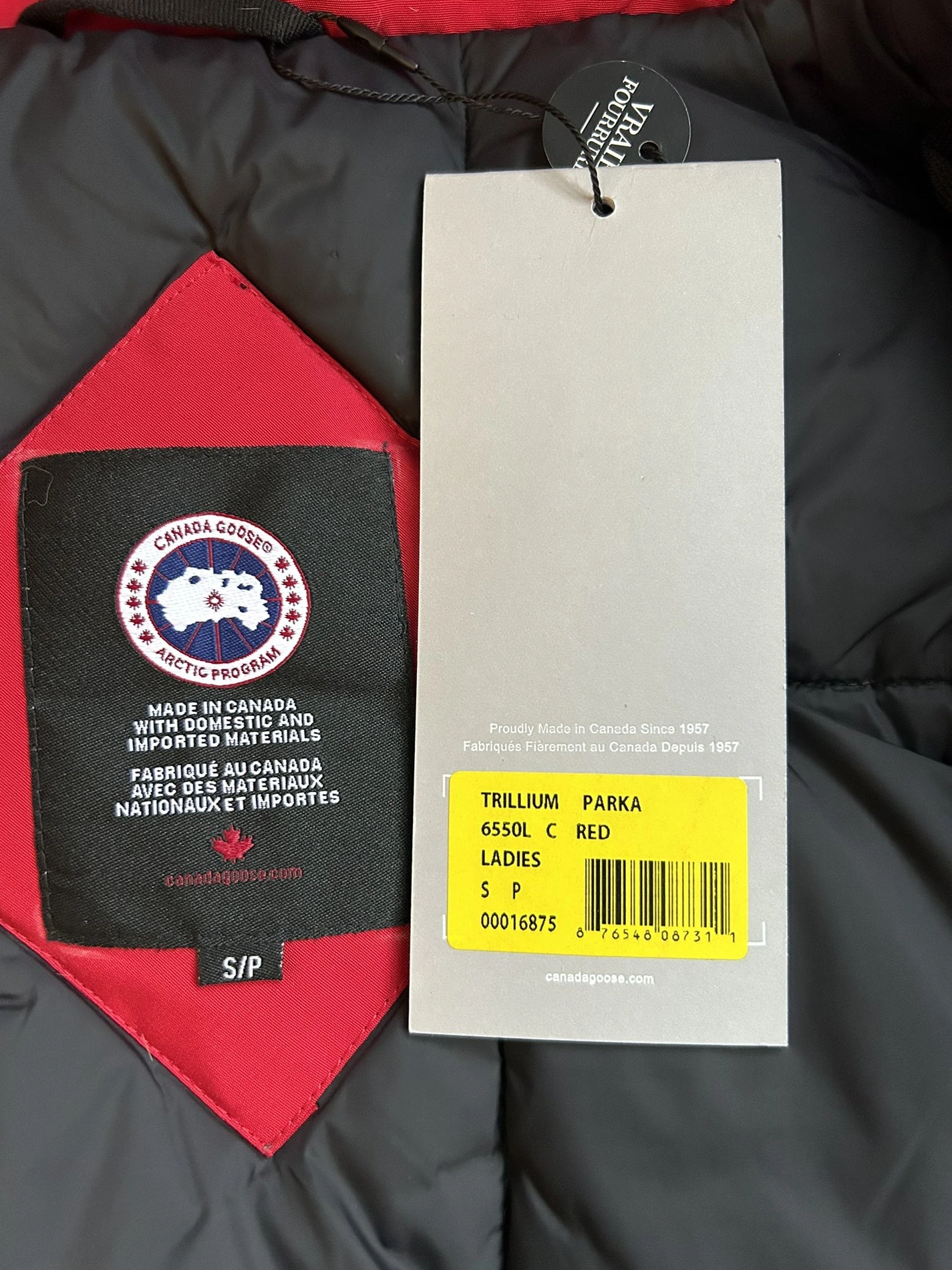 Canada Goose Down Feather Coat Long Sleeved For Women Practical 301