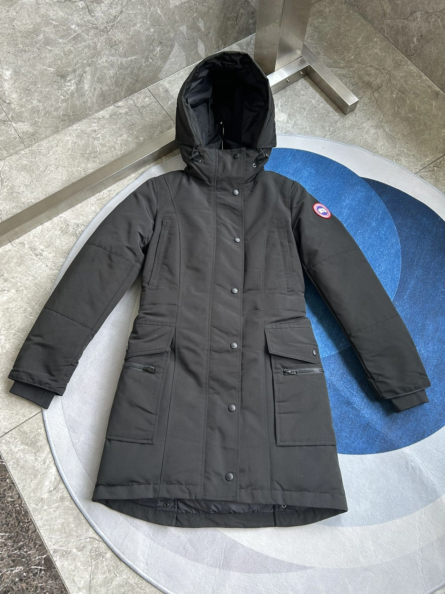 Canada Goose Down Feather Coat Long Sleeved For Women Soft 3145