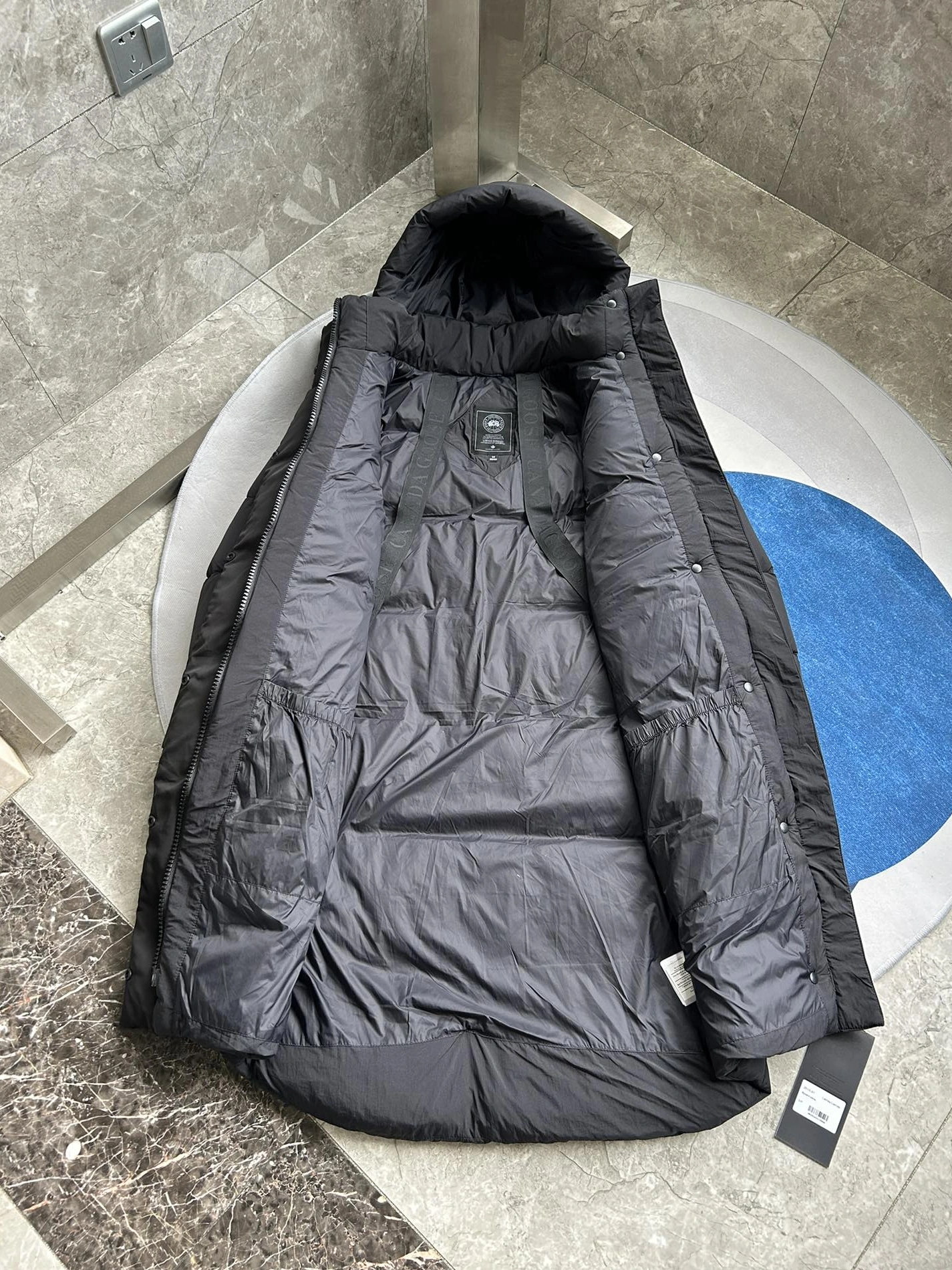 Canada Goose Down Feather Coat Long Sleeved For Women Versatile 9648