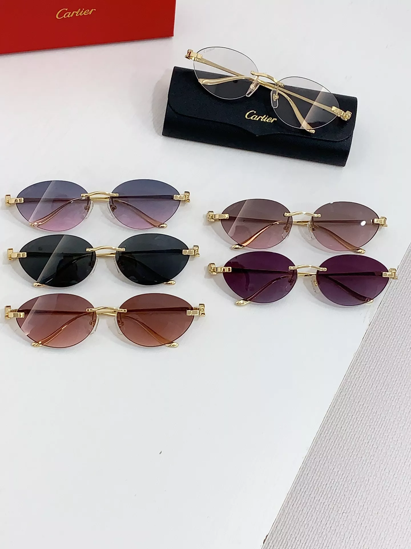 Cartier AAA Quality Sunglassess Breathable 6817