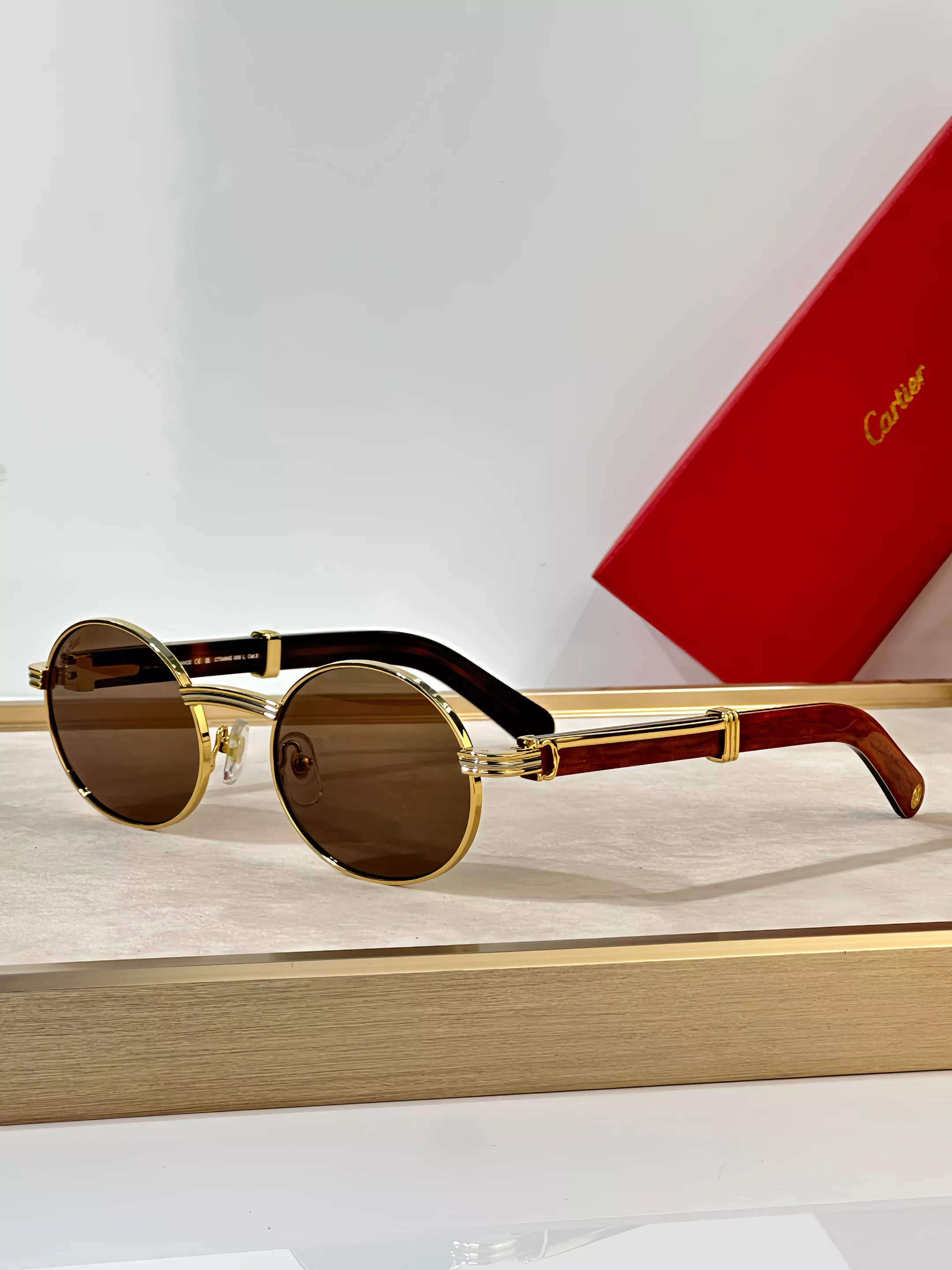 Cartier AAA Quality Sunglassess Bright 2814