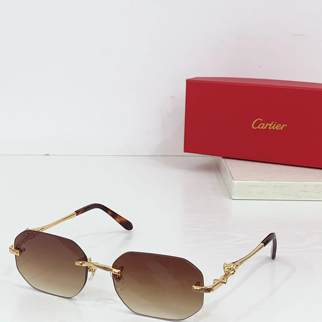 Cartier AAA Quality Sunglassess Comfortable 3735