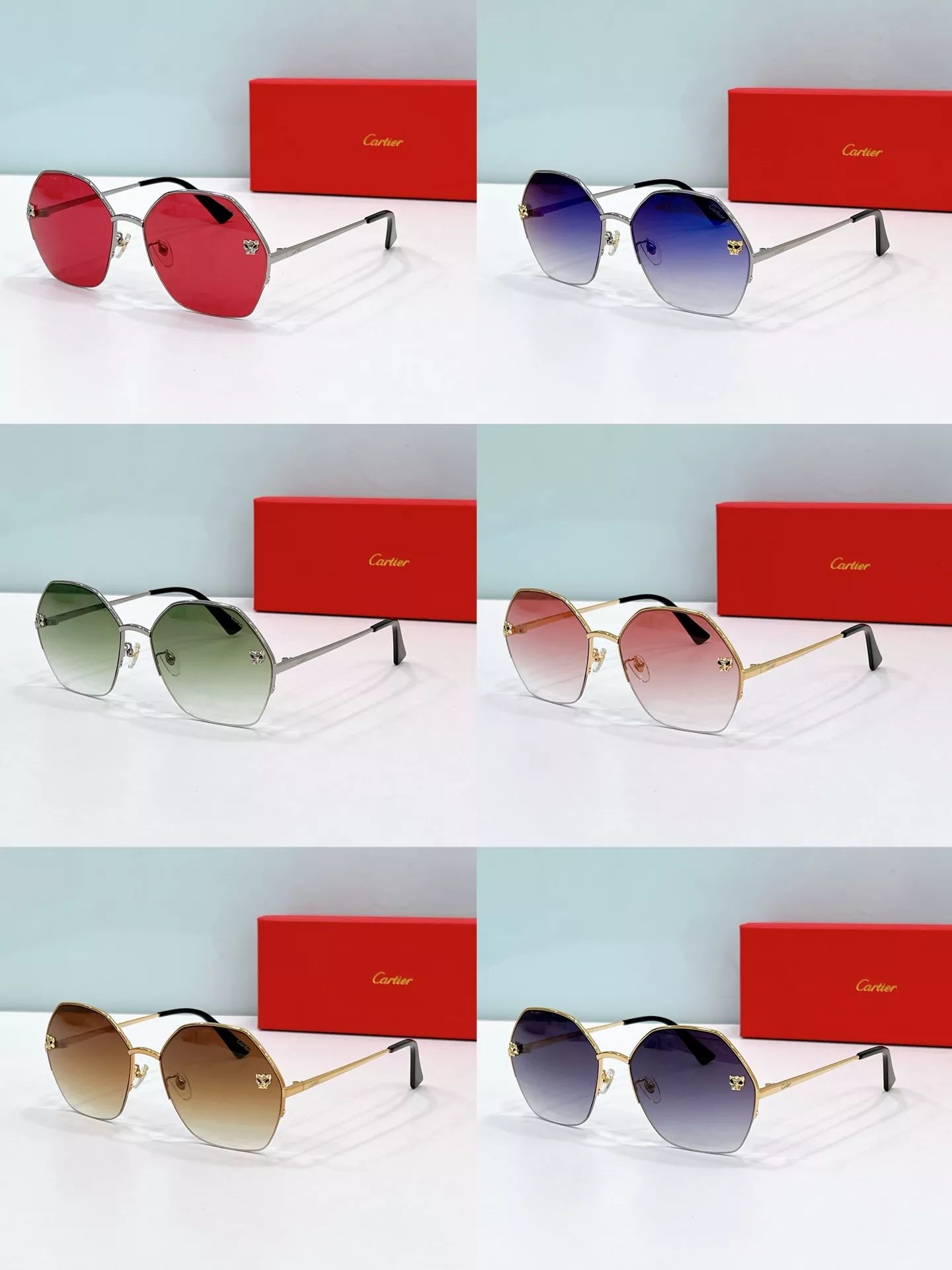 Cartier AAA Quality Sunglassess Compact 808