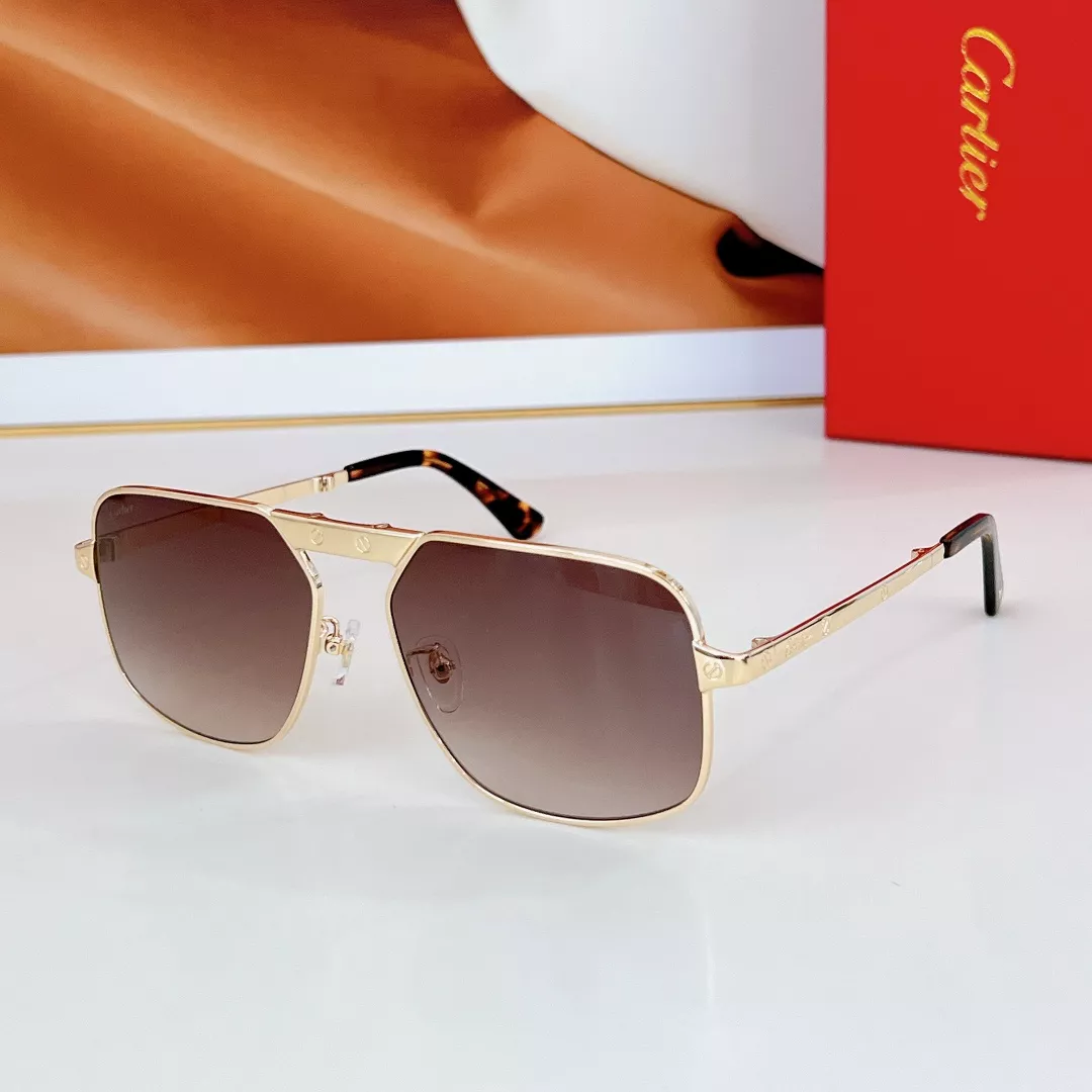 Cartier AAA Quality Sunglassess Elegant 7107